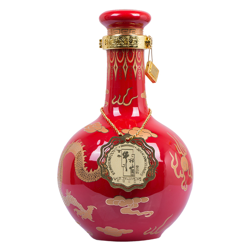 百年牛栏山二锅头盛世红窖藏30三十年53度500ml清香型白酒单瓶