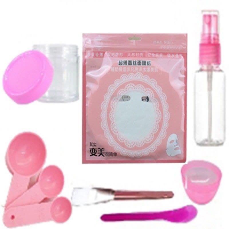 【超薄蚕丝压缩面膜】非无纺布蚕丝面膜纸贴压缩面膜蚕丝面膜扣 50片压缩面膜纸+面膜工具四件套图片