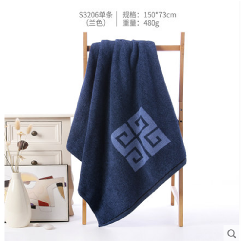 金号 家纺纯棉毛巾浴巾礼盒加大加厚浴巾套装毛巾*1浴巾*1方巾*1灰色礼盒装淑女盒+手提 S1206+S3206+S62