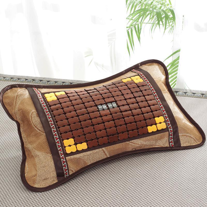 美帮汇凉席枕头颈椎枕麻将夏天竹枕头凉爽枕枕成人学生茶叶夏季凉枕高清大图