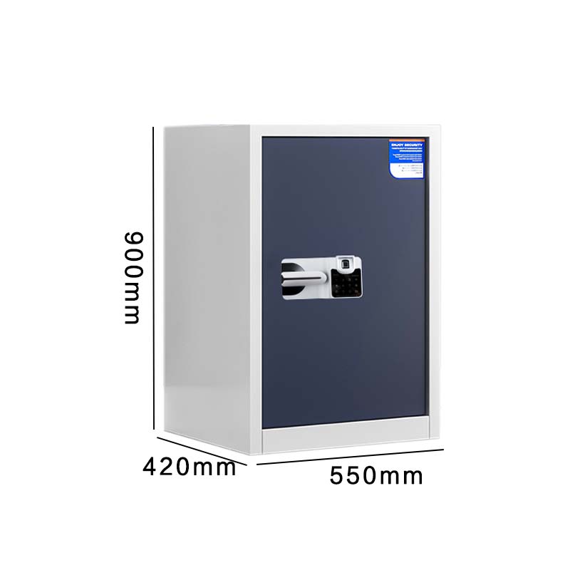 DXBG保密柜财务档案柜文件柜办公室资料储物柜保险柜单门白灰-国保指纹锁高清大图