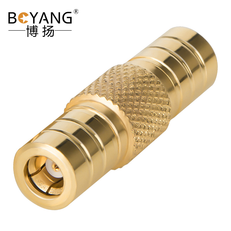 博扬 高频射频同轴转接器50欧 SMB母转SMB母转换器 SMB型转接头 1个装 BY-SMB-KK