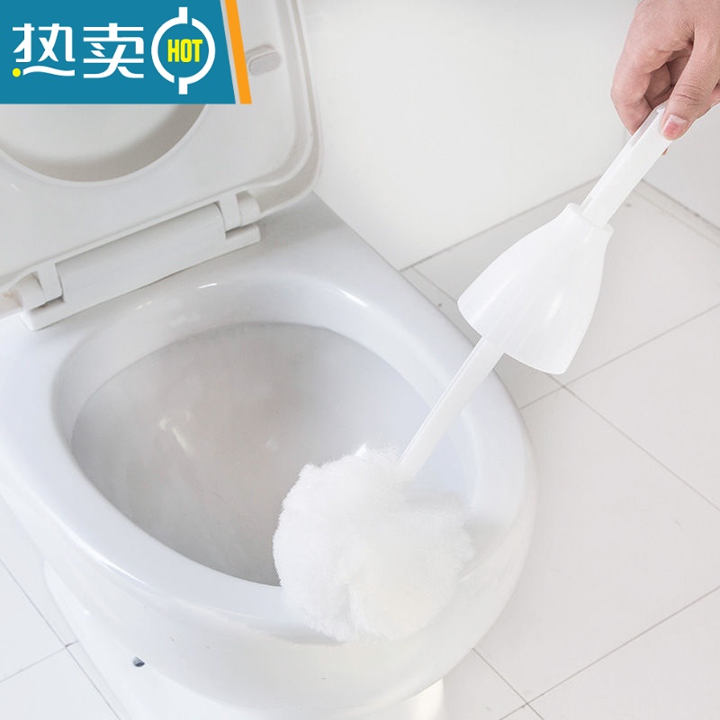 敬平软毛马桶浴缸刷无死角洗厕所刷子家居宾馆酒店专用家用挤水 4个马桶刷高清大图