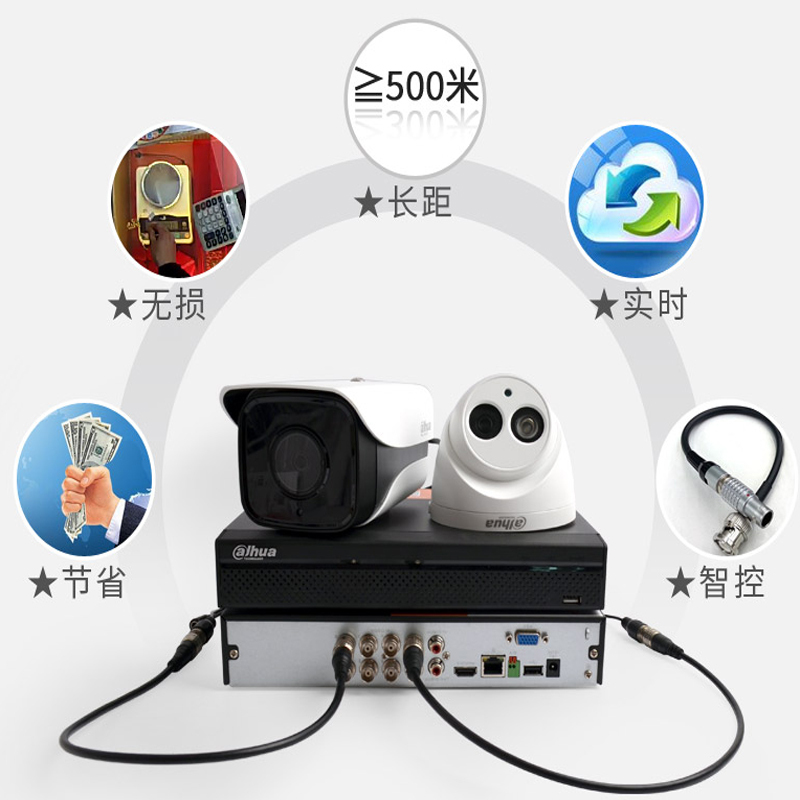 爱斐堡大华 高清硬盘录像机DVR远程监控主机5混合录像机HCVR5208A-V5不含硬盘