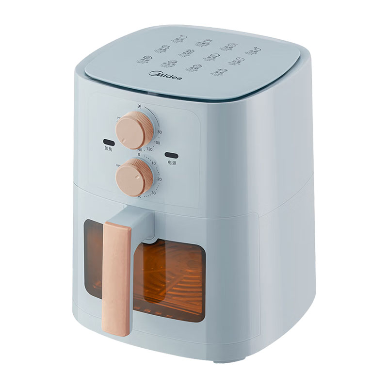 美的(Midea) MF-KZE5881 多功能大容量 全自动智能蒸汽煎炸不粘锅电炸锅薯条机高清大图