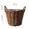 家柏饰(CORATED)经典手工柳编筐 提篮 花盆花器花篮装饰收纳带皮藤柳