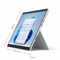 微软Surface Pro 8 二合一平板电脑 英特尔Evo平台超能轻薄本 酷睿i7-1185G7 16G 256G 亮铂金 13英寸触屏 轻薄本笔记本