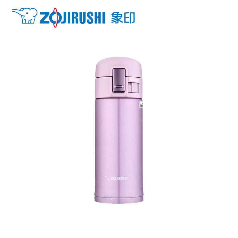 象印(ZO JIRUSHI)保温杯SM-KZ36-PT 日本象印真空保冷保温杯 高档进口不锈钢男女款车载单手杯子 香芋紫