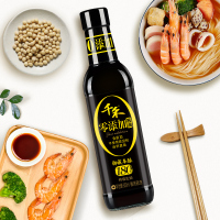 千禾御藏本酿180天500mL特级生抽酿造酱油凉拌炒菜调味品瓶装新老包装随机发货