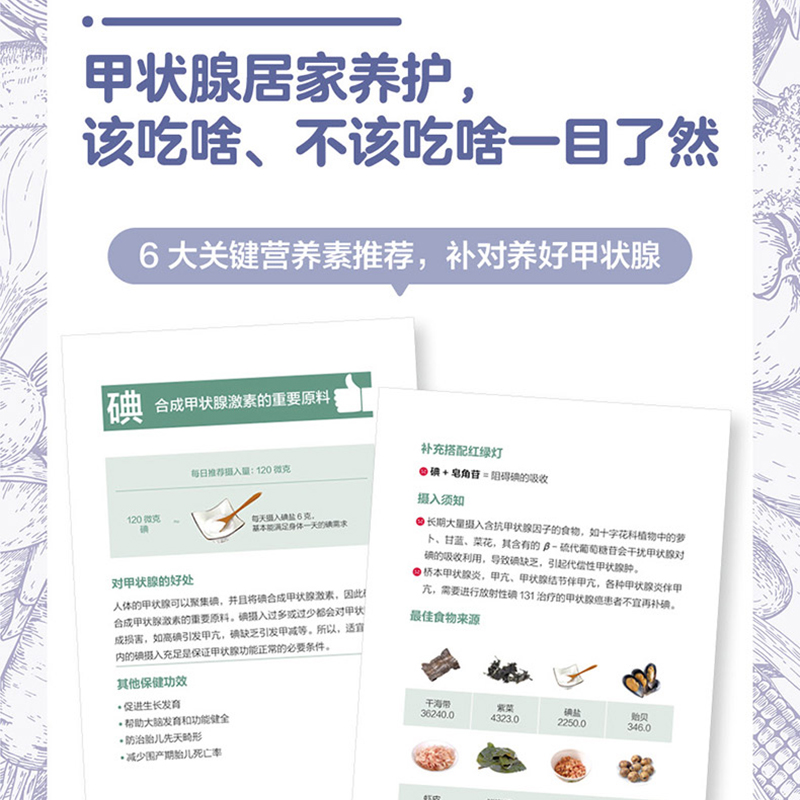 [正版图书]连小兰甲状腺饮食大字版养护甲亢甲减甲状腺结节甲状腺肿疾病饮食健康搭配食谱食品食物生活护理基础知识自我管理养生高清大图