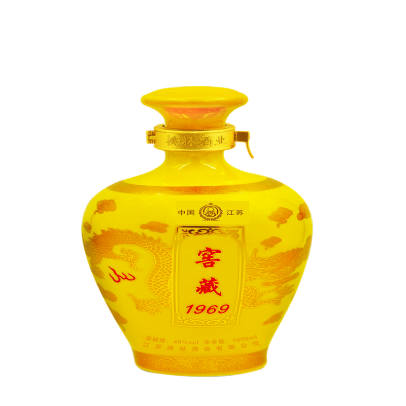 江苏桃林酒业桃林窖藏1969简装2斤装经典gd