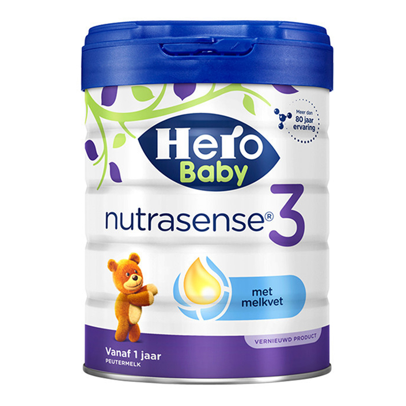 荷兰美素Hero Baby白金版原装进口婴幼儿三段奶粉700g/罐装 宝宝牛奶粉3段 适合12-24个月