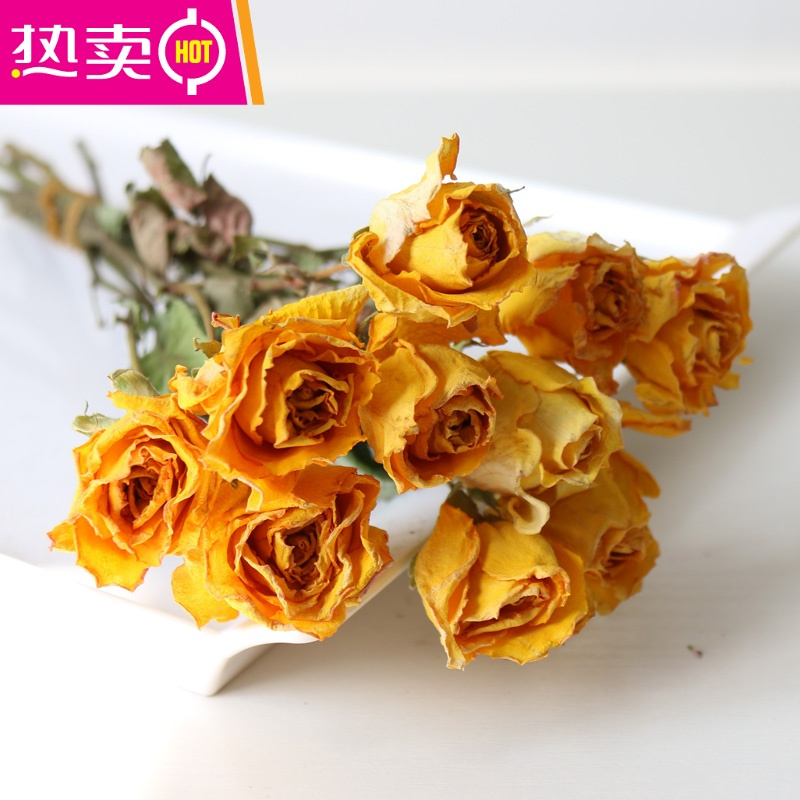 封后 Fenghou 花瓶 花艺玫瑰干花花束ins北欧风小清新家居装饰摆件蔷薇多头玫瑰干花真花fenghou 单头 皇冠干花玫瑰10支 价格图片品牌报价 苏宁易购梦舟家居生活专营店