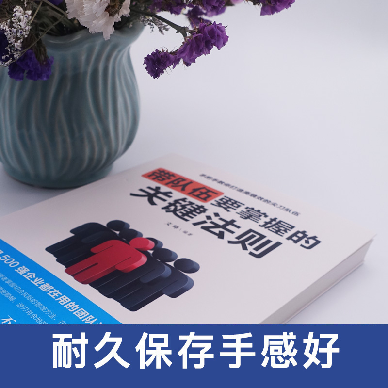 带队伍要掌握的关键法则 [正版]管理方面的书 带队伍要掌握的关键法则 识人管人用人之道企业经营管理书籍领导力不懂带团队你高清大图