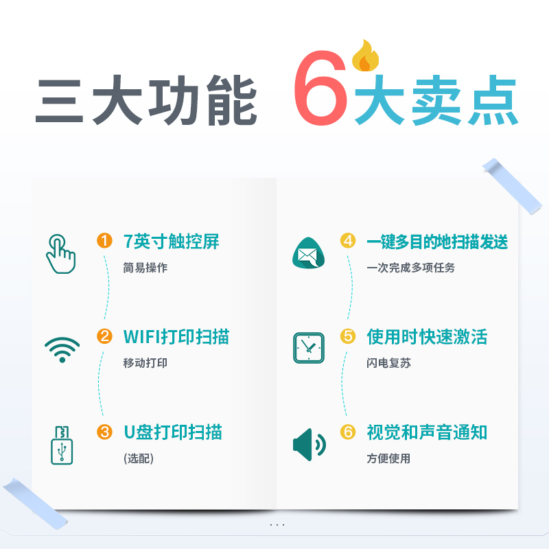富士施乐APC2060CPS彩色复印机施乐C2060双面打印机A3A4彩色激光打印一体机2263升级 C3060CPS单层纸盒(30页/分钟) 标配高清大图