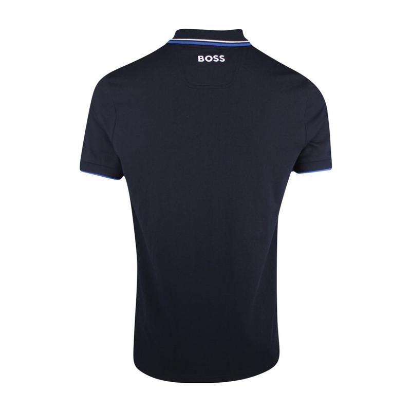 Hugo boss夏季款男士短袖 简约经典BOSS徽标商务风休闲POLO衫 棉质舒适透气高清大图