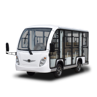 中菲宜达11座封闭电动观光车公园校园广场观光车四轮电瓶旅游游览车GD11-A11F