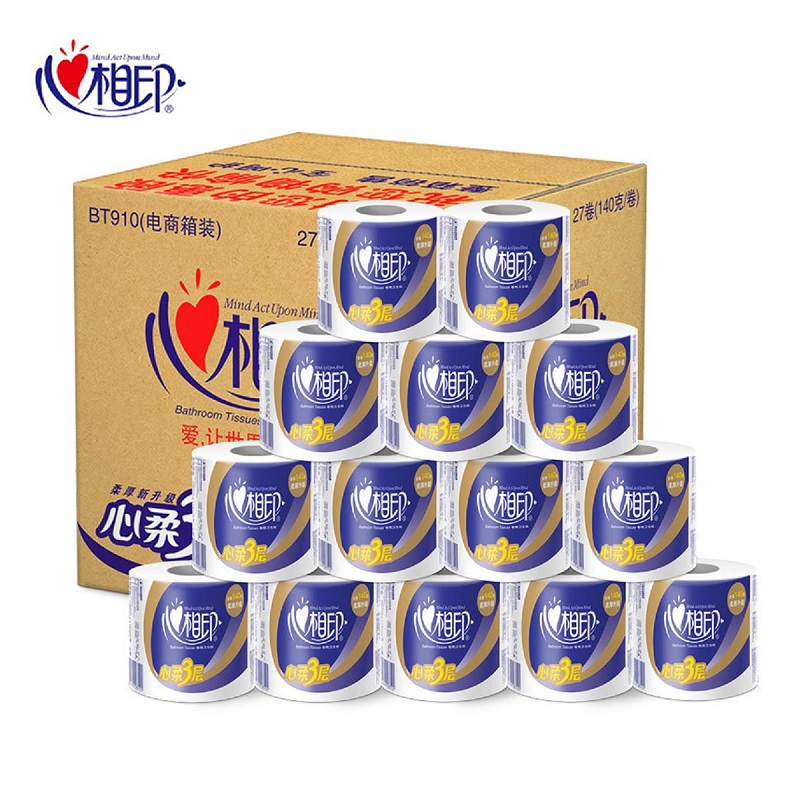 BT910 心相印卷筒纸3层x140gx27卷