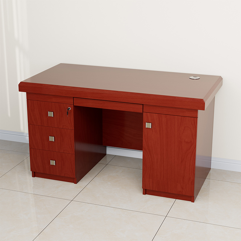 臻远ZY50618021油漆公寓家具 员工宿舍家具办公桌电脑桌 1.4米高清大图