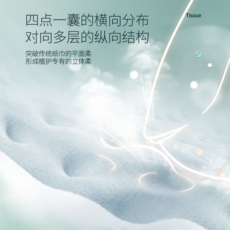 植护 三色花压花抽纸 118*175mm4层 60抽 4包/提 ZH175N4高清大图