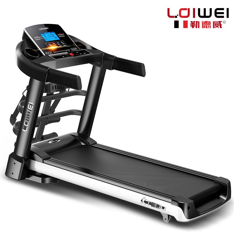 勒德威k900蓝屏跑步机家用健身器材 多功能报价_参数