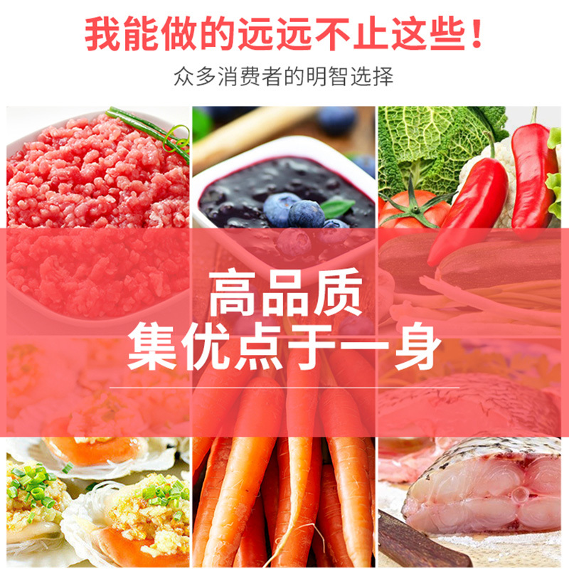 伊米哆绞肉机家用搅拌机电动小型切菜机绞馅机2L大容量多功能料理机加厚玻璃杯单档[需要不锈钢碗的联系客服]