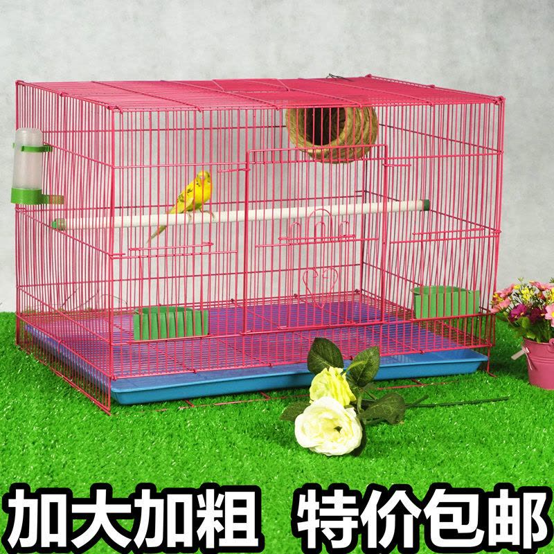 鸟笼金属鸟笼鸽子相思鸟笼子鹦鹉笼兔子笼通用鸟笼群笼繁殖笼图片
