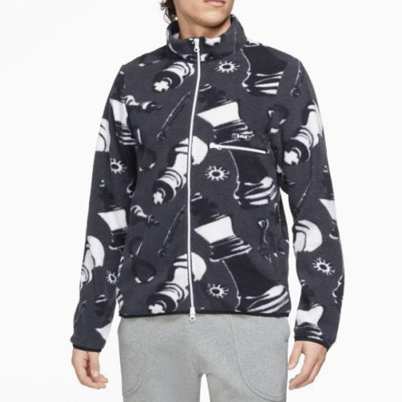NIKE耐克外套詹姆斯运动休闲舒适保暖立领男装夹克DQ6127-070 Z DQ6127-070 S