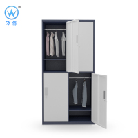 [万保]铁皮文件柜 办公家具 钢制办公柜 铁皮文件柜 四门更衣柜档案柜 器械柜 资料柜