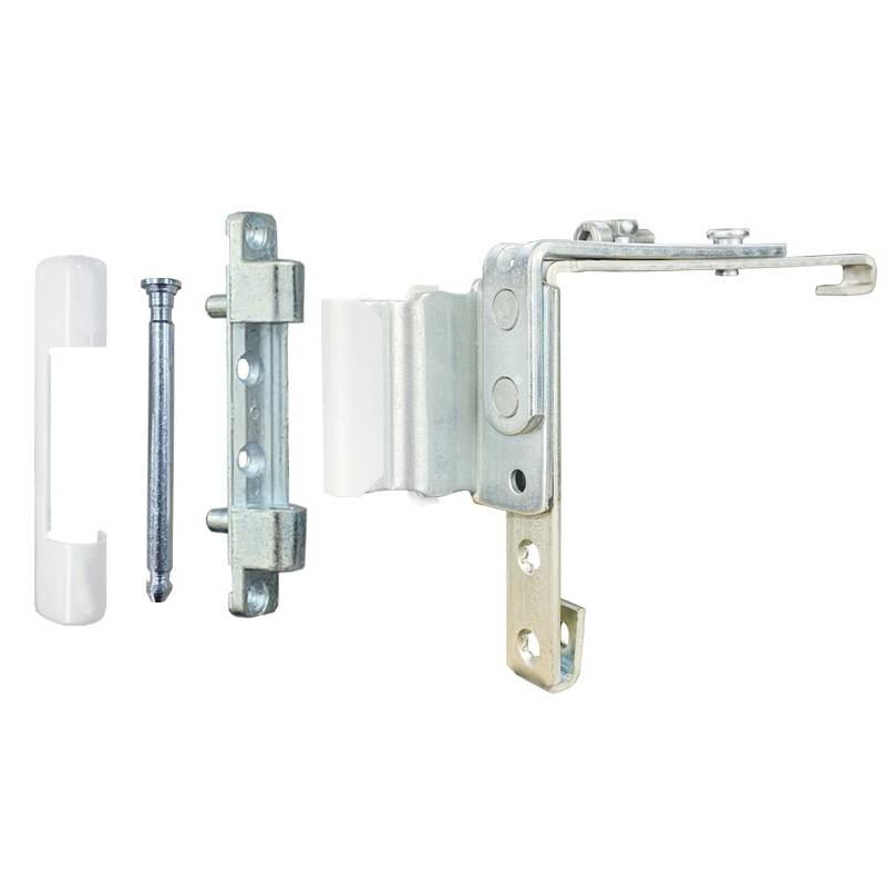 红鲸鱼 塑钢门铰链 1套 右下方 塑钢门铰链