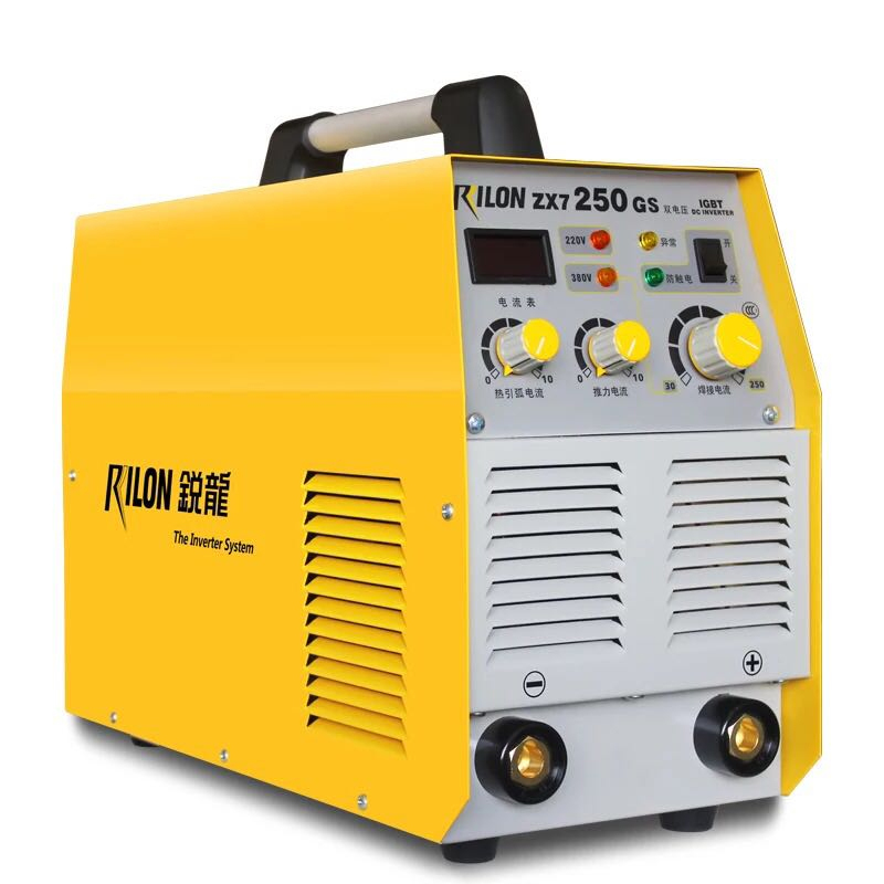 锐龙 便携逆变手提式电焊机 220V 380V两用双电压 ZX7-250GS(主机+2个快速接头） 1台