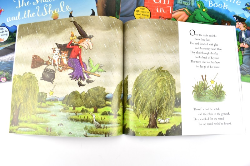 [正版]Julia Donaldson The Gruffalo 茱莉亚&middot;唐纳森经典绘本8册 送音频 销高清大图