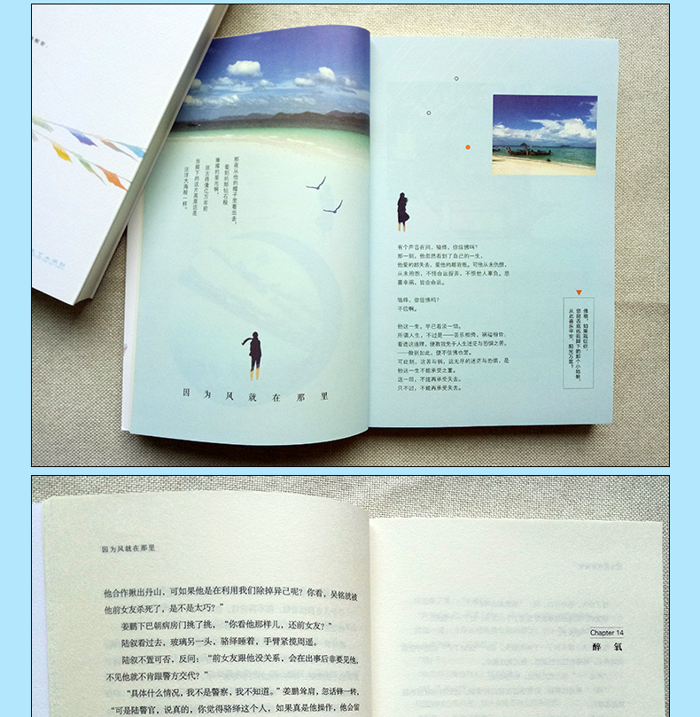 [醉染正版]新书 因为风就在那里 玖月晞著 追风系列季 亲爱的阿基米德 他知道风从哪个方向来作品作者 青春文学 都市高清大图