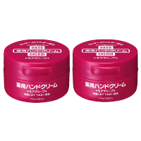 [2盒装]资生堂(Shiseido) 美润尿素弹力美润护手霜 深层滋养型护手霜100g/盒 两盒装100g*2