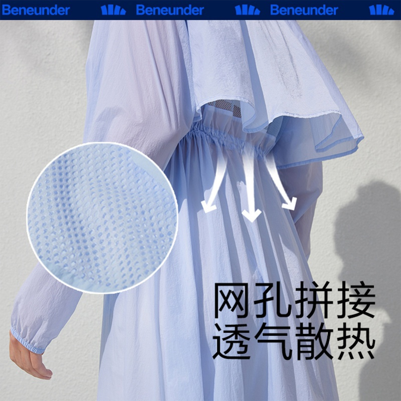 蕉下 | 22春夏长巡强防紫外线超轻纤薄长款散热皮肤衣外套风衣防晒服