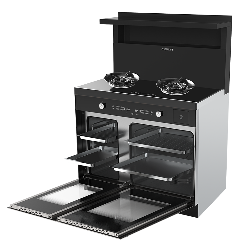 [新品]美大MEIDA蒸烤分腔集成灶X70-MAX 家用蒸箱烤箱一体 猛火节能 自清洁 大容量 天然气高清大图