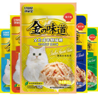 伊纳宝金的味道猫零食鸡肉配方添加牛肉60g×10包