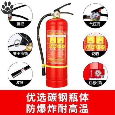 灭火器店用厂用家用4公斤干粉车用仓库1kg2kg3kg4kg5kg消防器材