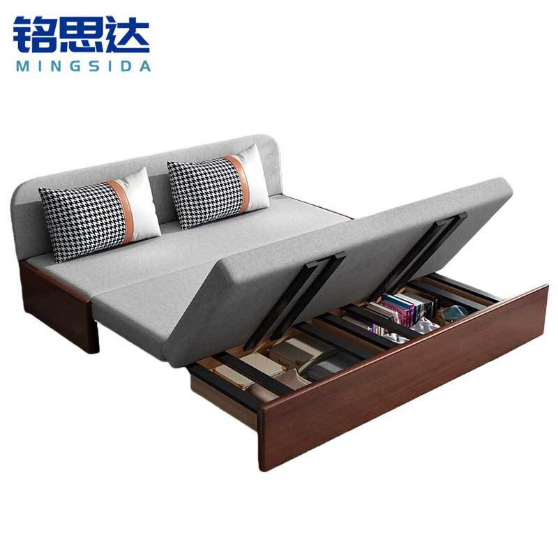 铭思达 1.2米储物沙发床图片