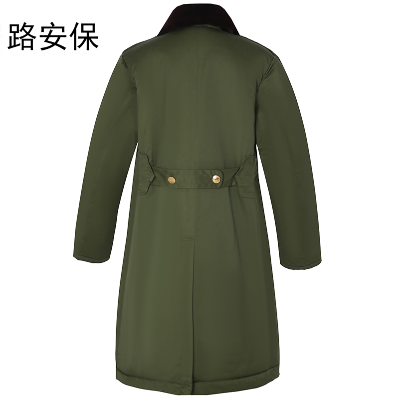 路安保羊皮军大衣羊剪绒内胆件高清大图