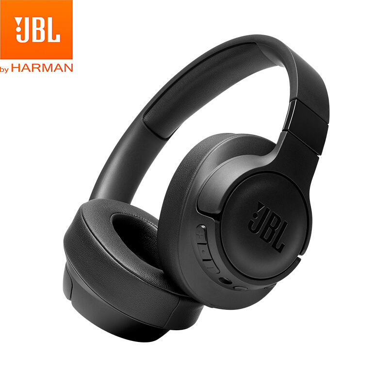 JBL TUNE 750BTNC 主动降噪耳机 头戴式无线蓝牙耳机 音乐运动耳机 T750BT 幻夜黑