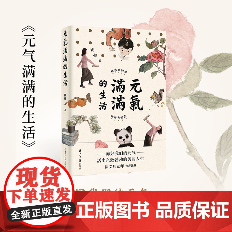 【正版书籍】元气满满的生活 让该来的来 让该去的去 水墨艺术家林曦的生活美学 养好我们的元气 活出兴致勃勃的美丽人生