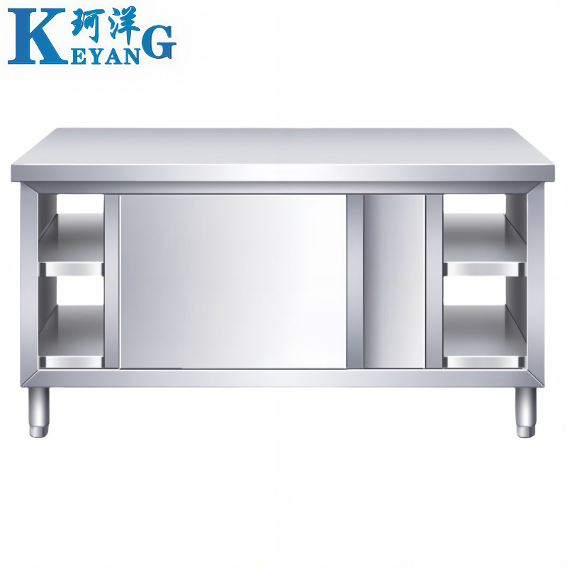 珂洋 不锈钢工作台 双通120*60*80cm 台
