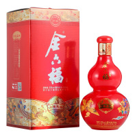 [金六福旗舰店]金六福六福呈祥50度500ml单瓶高度白酒婚宴婚庆喜宴喜酒