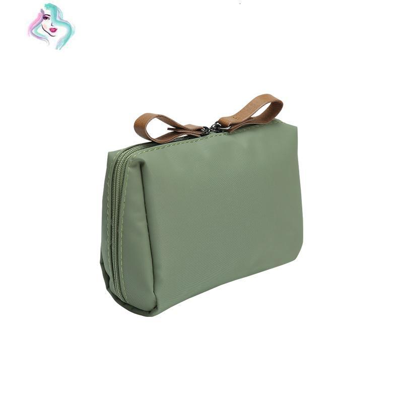 随身化妆包小号便携口红收纳袋简约防水大容量包化妆包