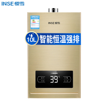 樱雪(INSE) 10L燃气热水器JSQ20-10QH1511W 大屏双智控 天然气