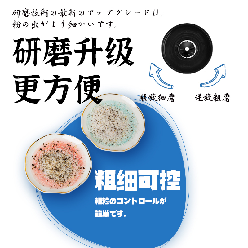 海盐黑胡椒178g+原味108g+混合味148g+柠檬盐12