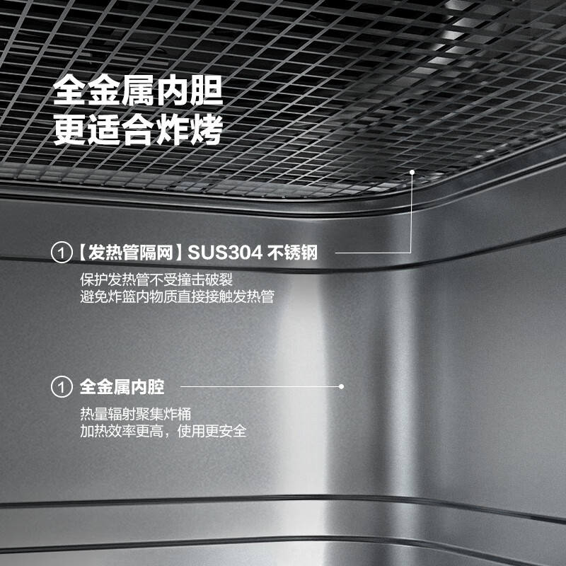 北鼎(Buydeem)空气炸锅 F50多功能炸锅多功能锅可视化窗口4L黄金大容量防烫手精准温控空气炸锅 [小鹅黄] 4L高清大图