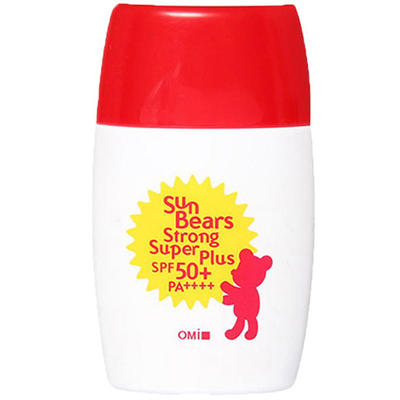[小小一只便于携带]日本 近江兄弟 小熊防晒霜SPF50+ PA++++ (红色)30g/支