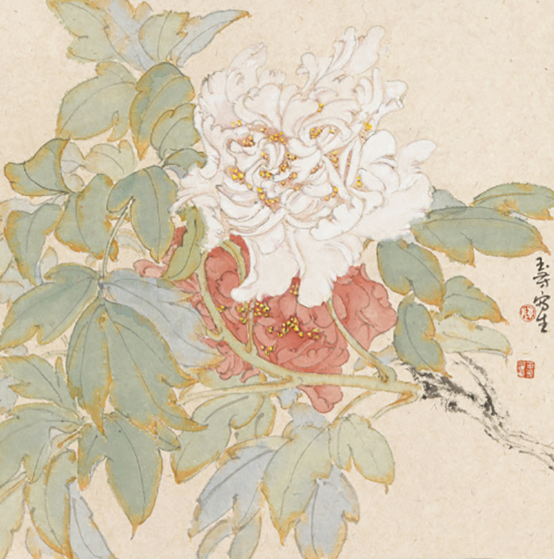 [醉染正版]陈玉芳写意花鸟画精品集 当代工笔画唯美新视觉 工笔花鸟画扇面临摹鉴赏专业美术爱好者绘画技法画法 初学者入门基高清大图